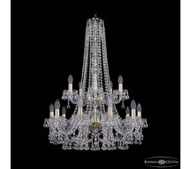 Подвесная люстра Bohemia Ivele Crystal 1409/10+5/240/h-91/2d G