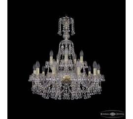 Подвесная люстра Bohemia Ivele Crystal 1409/10+5/240/XL-77 G