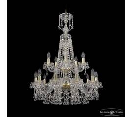 Подвесная люстра Bohemia Ivele Crystal 1409/10+5/240/XL-91/2d G