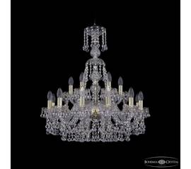 Подвесная люстра Bohemia Ivele Crystal 1409/12+6/240/XL-76 G