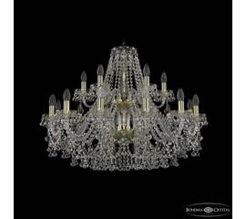 Подвесная люстра Bohemia Ivele Crystal 1409/12+6/300/2d G