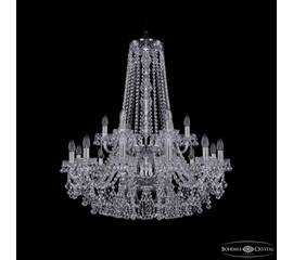 Подвесная люстра Bohemia Ivele Crystal 1409/12+6/300/h-94/2d Ni