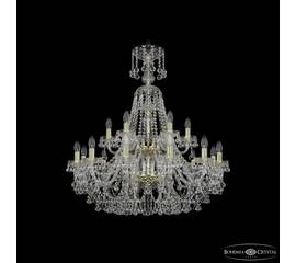 Подвесная люстра Bohemia Ivele Crystal 1409/12+6/300/XL-94/2d G