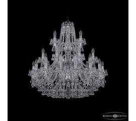 Подвесная люстра Bohemia Ivele Crystal 1409/16+8+4/300/3d Ni