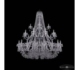 Подвесная люстра Bohemia Ivele Crystal 1409/20+10+5/530/3d Ni