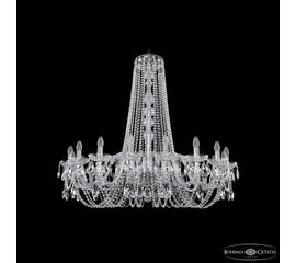 Подвесная люстра Bohemia Ivele Crystal 1402/18/400/h-105 Ni