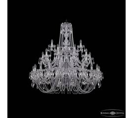 Подвесная люстра Bohemia Ivele Crystal 1402/20+10+5/400/3d Ni