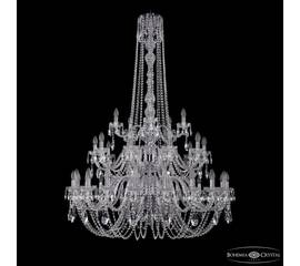 Подвесная люстра Bohemia Ivele Crystal 1402/20+10+5/400/h-158/3d Ni