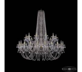 Подвесная люстра Bohemia Ivele Crystal 1402/24+12/530/h-160 G