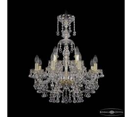 Подвесная люстра Bohemia Ivele Crystal 1409/8+4/195/XL-68 G