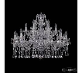 Подвесная люстра Bohemia Ivele Crystal 1413/12+6/300/2d Ni