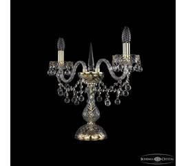 Настольная лампа Bohemia Ivele Crystal 1409L/2/141-39 G