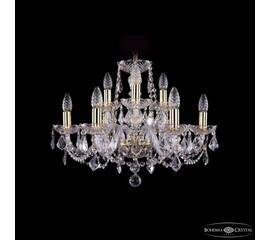 Подвесная люстра Bohemia Ivele Crystal 1402/6+3/195 G Leafs