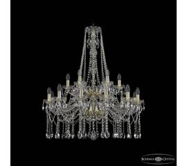 Подвесная люстра Bohemia Ivele Crystal 1413/12+6/300/h-96/2d G