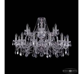 Подвесная люстра Bohemia Ivele Crystal 1413/12+6/360/2d Ni Leafs
