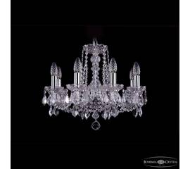 Подвесная люстра Bohemia Ivele Crystal 1402/8/160 Ni Leafs