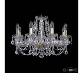Подвесная люстра Bohemia Ivele Crystal 1402/8/195 G Leafs