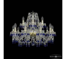 Подвесная люстра Bohemia Ivele Crystal 1410/10+5/240 G V3001