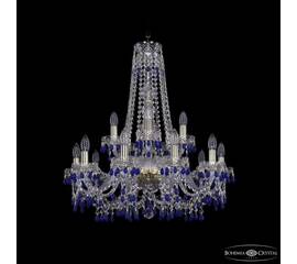 Подвесная люстра Bohemia Ivele Crystal 1410/10+5/240/h-75 G V3001