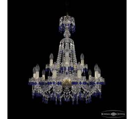 Подвесная люстра Bohemia Ivele Crystal 1410/10+5/240/XL-80 G V3001