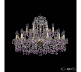 Подвесная люстра Bohemia Ivele Crystal 1410/12+6/240 G V7010
