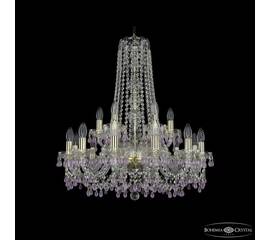 Подвесная люстра Bohemia Ivele Crystal 1410/12+6/240/h-74 G V7010