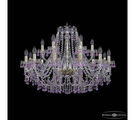 Подвесная люстра Bohemia Ivele Crystal 1410/12+6/300 G V7010