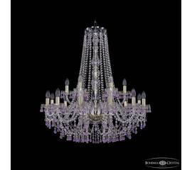 Подвесная люстра Bohemia Ivele Crystal 1410/12+6/300/h-95 G V7010