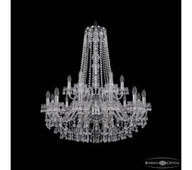 Подвесная люстра Bohemia Ivele Crystal 1410/12+6/300/h-95/2d Ni V0300