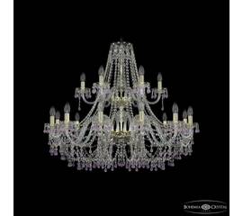 Подвесная люстра Bohemia Ivele Crystal 1410/12+6/360/2d G V7010