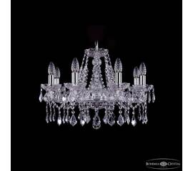 Подвесная люстра Bohemia Ivele Crystal 1413/8/200 Ni Leafs
