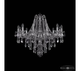 Подвесная люстра Bohemia Ivele Crystal 1415/12/300 Ni Leafs