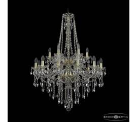 Подвесная люстра Bohemia Ivele Crystal 1415/12+6/300/h-112/2d G