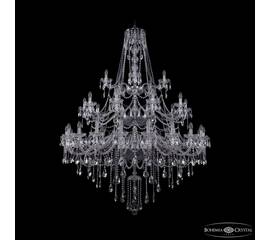 Подвесная люстра Bohemia Ivele Crystal 1415/20+10+5/530/3d Ni