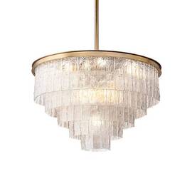 Подвесная люстра DeLight Collection Glace KG0998P-10R brass