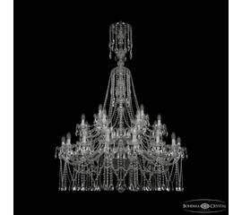Подвесная люстра Bohemia Ivele Crystal 1413/16+8+4/400/XL-163/2d Ni