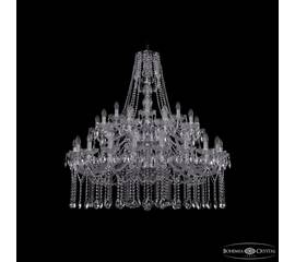 Подвесная люстра Bohemia Ivele Crystal 1413/20+10+5/400/2d Ni