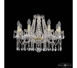Подвесная люстра Bohemia Ivele Crystal 1413/8/200 G Leafs