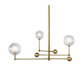 Люстра на штанге Delight Collection Globe Mobile KG0835P-3 brass