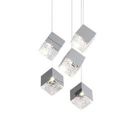 Подвесной светильник Delight Collection Pyrite 10301P/5 silver