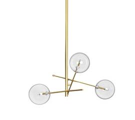 Люстра на штанге Delight Collection Globe Mobile 9307P-3A gold