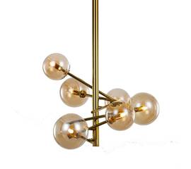 Люстра на штанге Delight Collection Globe Mobile MX19009070-6B gold