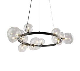 Подвесной светильник Delight Collection Art Deco Bubble OMG1075R black/clear