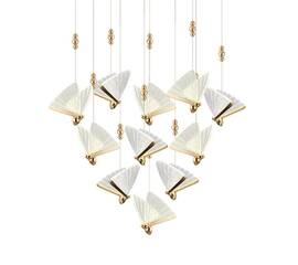 Подвесной светильник Delight Collection Butterfly OM8201008-11 rose gold