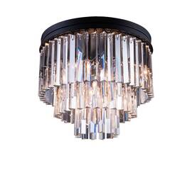 Потолочная люстра Delight Collection 1920s Odeon 771131 (KR0387C-6/P black/clear)