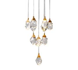 Подвесной светильник Delight Collection Crystal rock MD-020B-11 gold