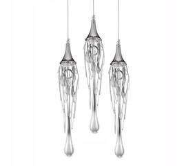Подвесной светильник Delight Collection Goddess Tears P68009L-3/R chrome