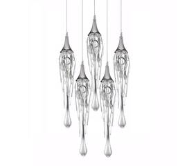 Подвесной светильник Delight Collection Goddess Tears P68009L-5/R chrome