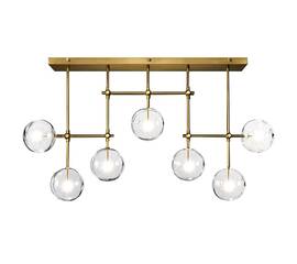Потолочный светильник Delight Collection Globe Mobile KG0835P-7A brass
