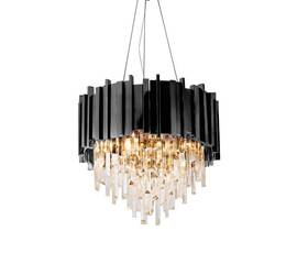 Подвесная люстра Delight Collection Barclay A006-400 L4 br.dark nickel